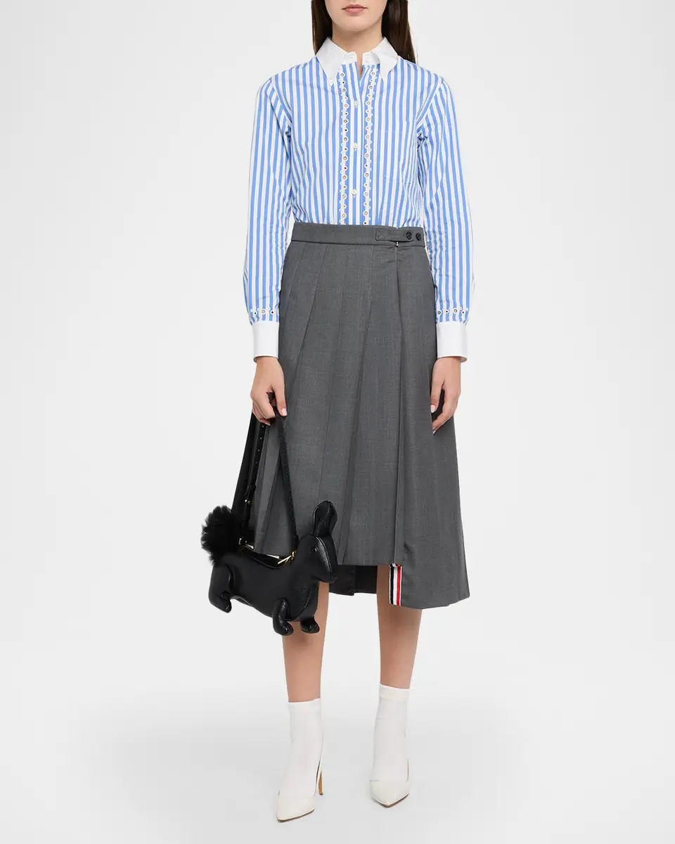 Thom Browne Baby Rabbit Grain Leather Shoulder Bag | Thumbnail 5