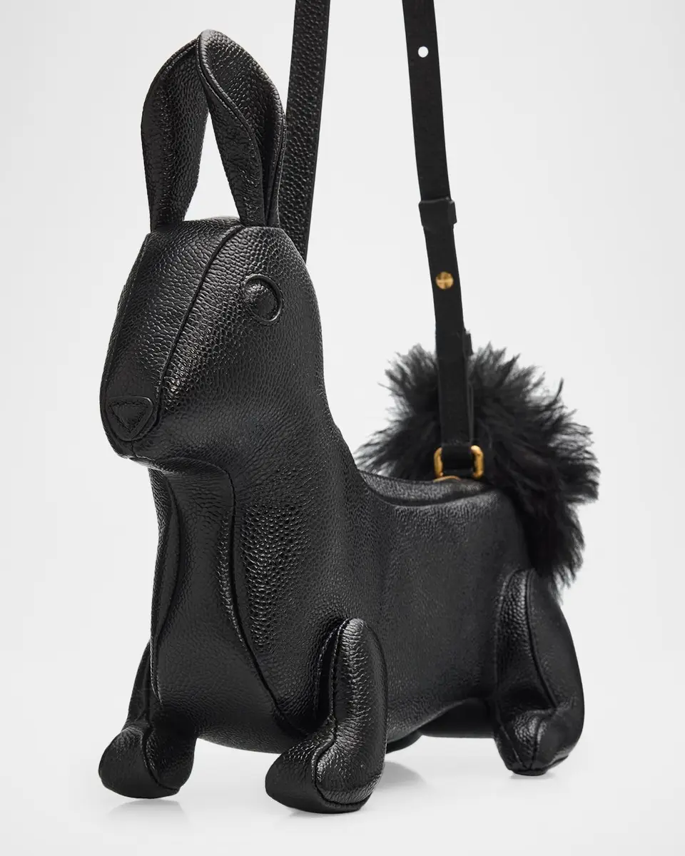 Thom Browne Baby Rabbit Grain Leather Shoulder Bag | Thumbnail 6