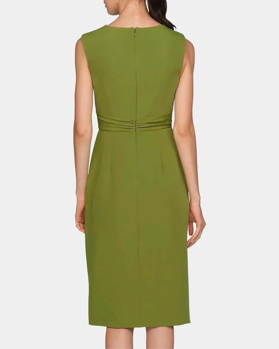 Kay Unger New York Maya Ruffle Midi Dress | Thumbnail 3