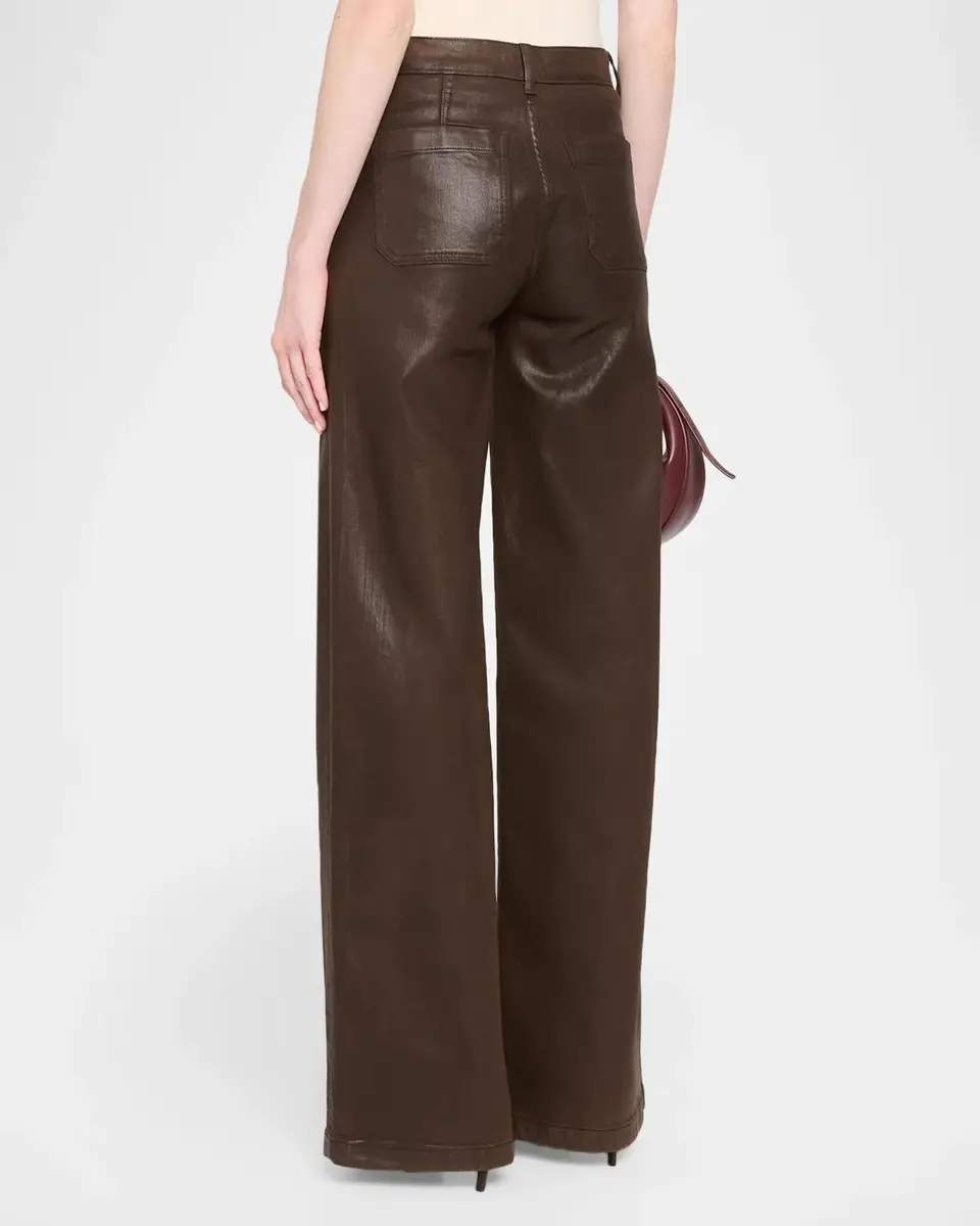 Ramy Brook Cleo Coated Wide-Leg Jeans | Thumbnail 3 Ramy Brook Cleo Coated Wide-Leg Jeans | Thumbnail 3