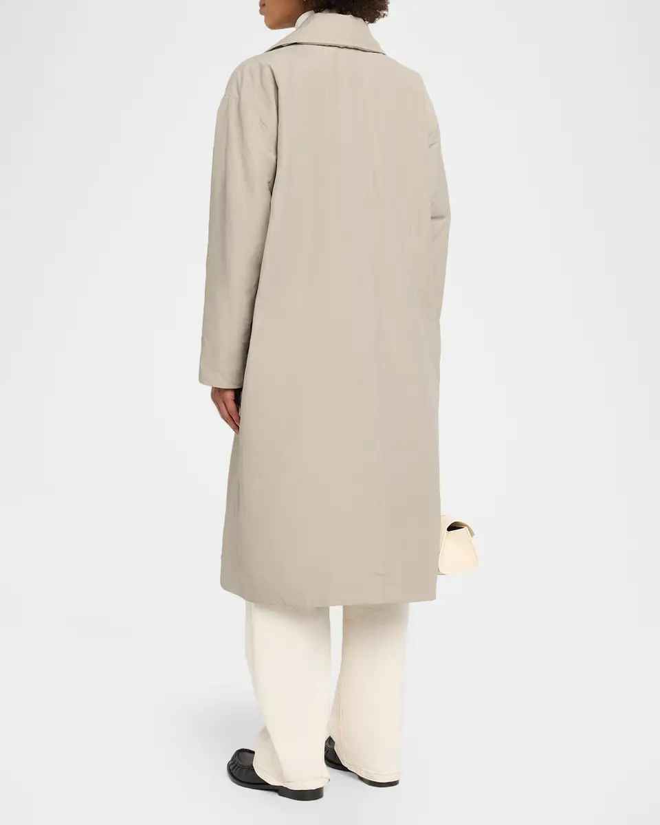 Eileen Fisher Lightweight Padded Trench Coat | Thumbnail 3 Eileen Fisher Lightweight Padded Trench Coat | Thumbnail 3