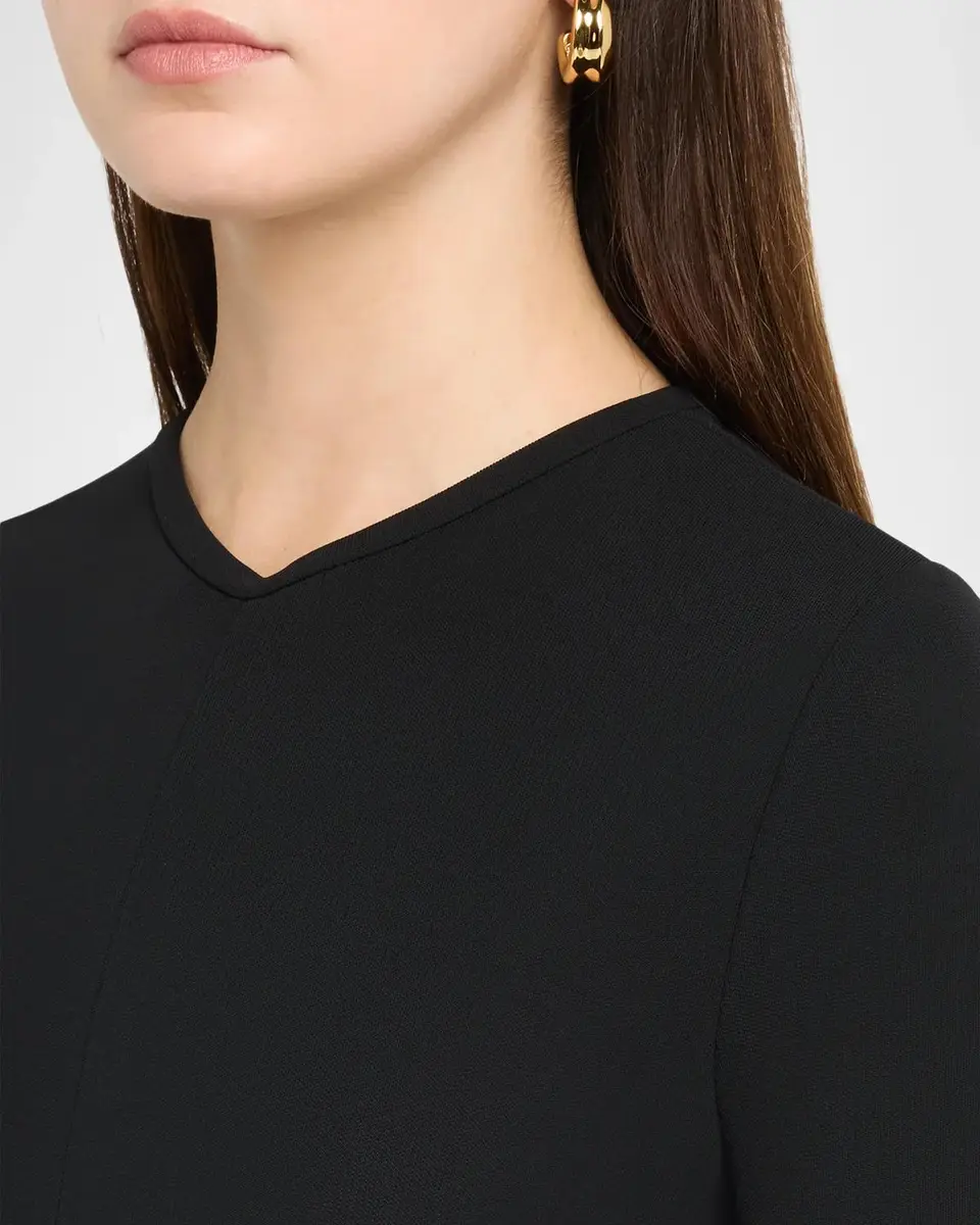 The Row Dina Long-Sleeve Jersey Godet Midi Dress | Thumbnail 5 The Row Dina Long-Sleeve Jersey Godet Midi Dress | Thumbnail 5