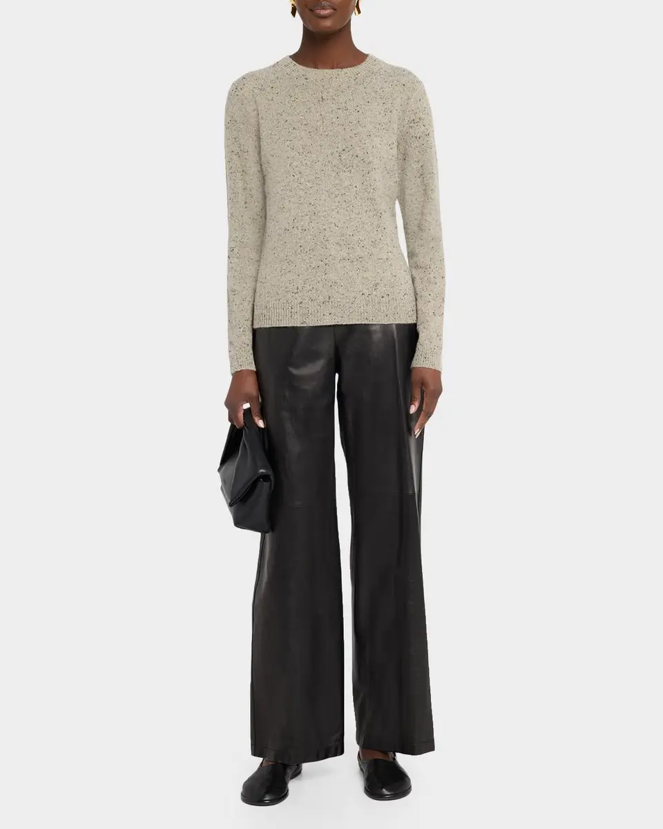 Lafayette 148 New York Donegal-Knit Crewneck Cashmere Sweater | Thumbnail 2 Lafayette 148 New York Donegal-Knit Crewneck Cashmere Sweater | Thumbnail 2