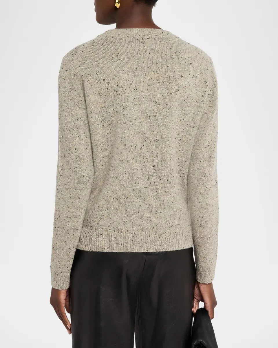 Lafayette 148 New York Donegal-Knit Crewneck Cashmere Sweater | Thumbnail 3 Lafayette 148 New York Donegal-Knit Crewneck Cashmere Sweater | Thumbnail 3