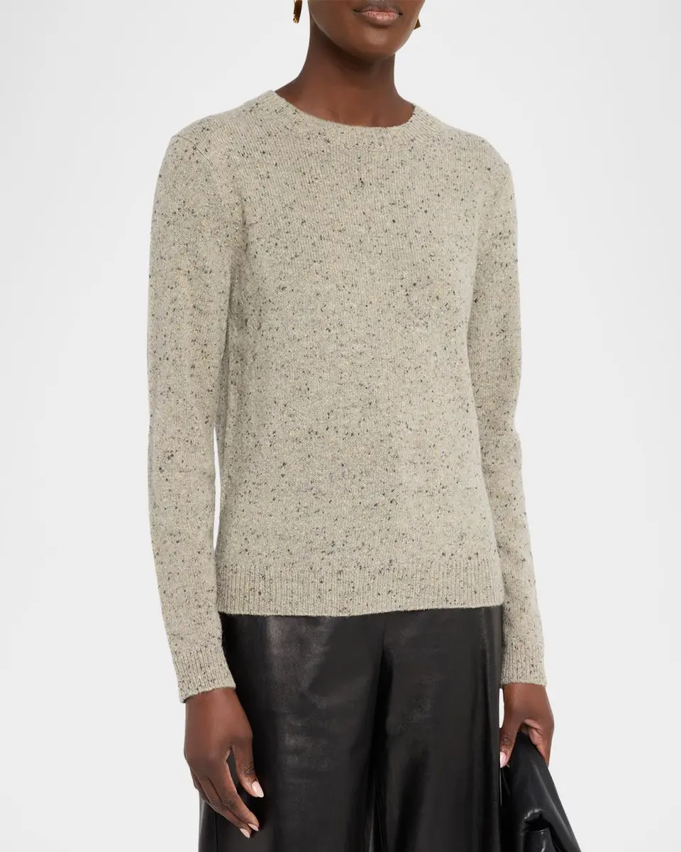 Lafayette 148 New York Donegal-Knit Crewneck Cashmere Sweater | Thumbnail 4 Lafayette 148 New York Donegal-Knit Crewneck Cashmere Sweater | Thumbnail 4