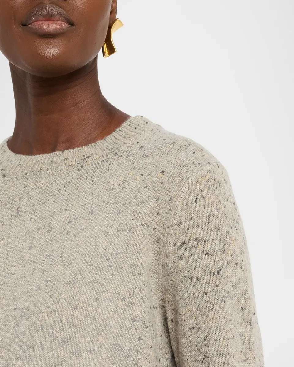 Lafayette 148 New York Donegal-Knit Crewneck Cashmere Sweater | Thumbnail 5 Lafayette 148 New York Donegal-Knit Crewneck Cashmere Sweater | Thumbnail 5