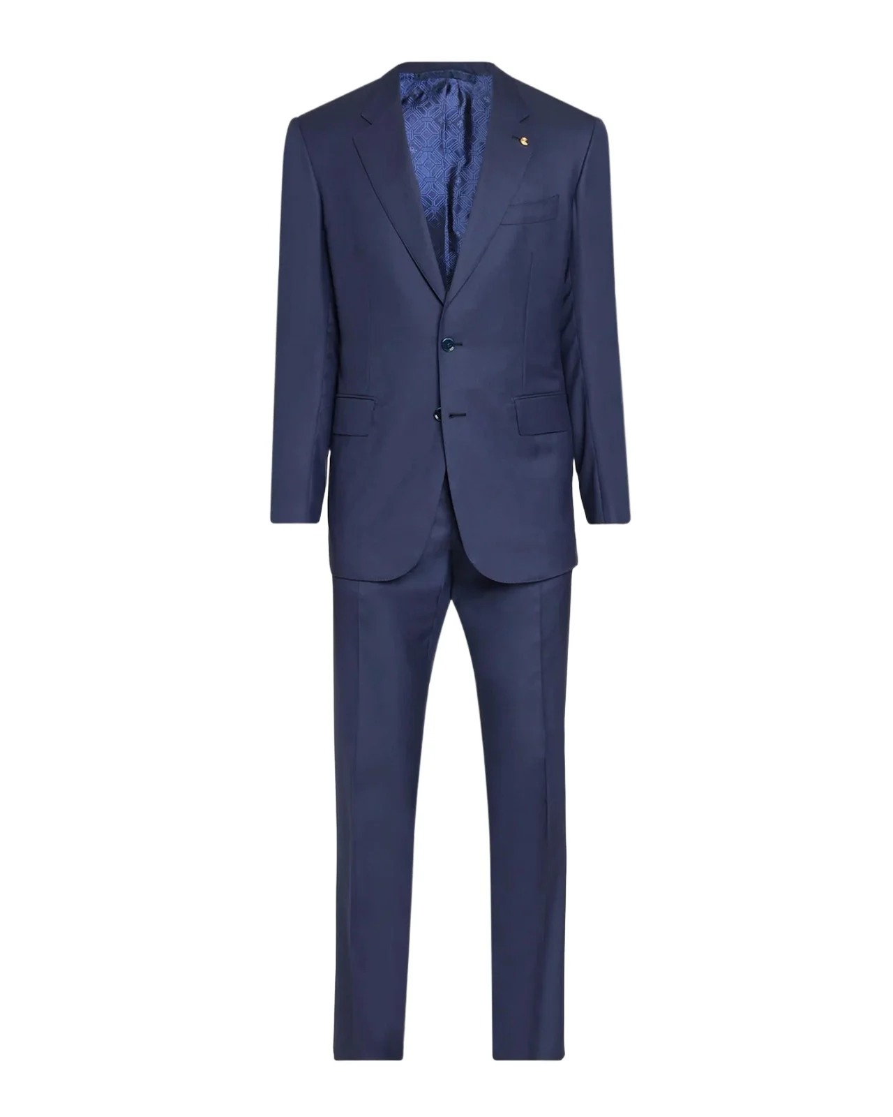 Men's Classic Solid Wool Suit