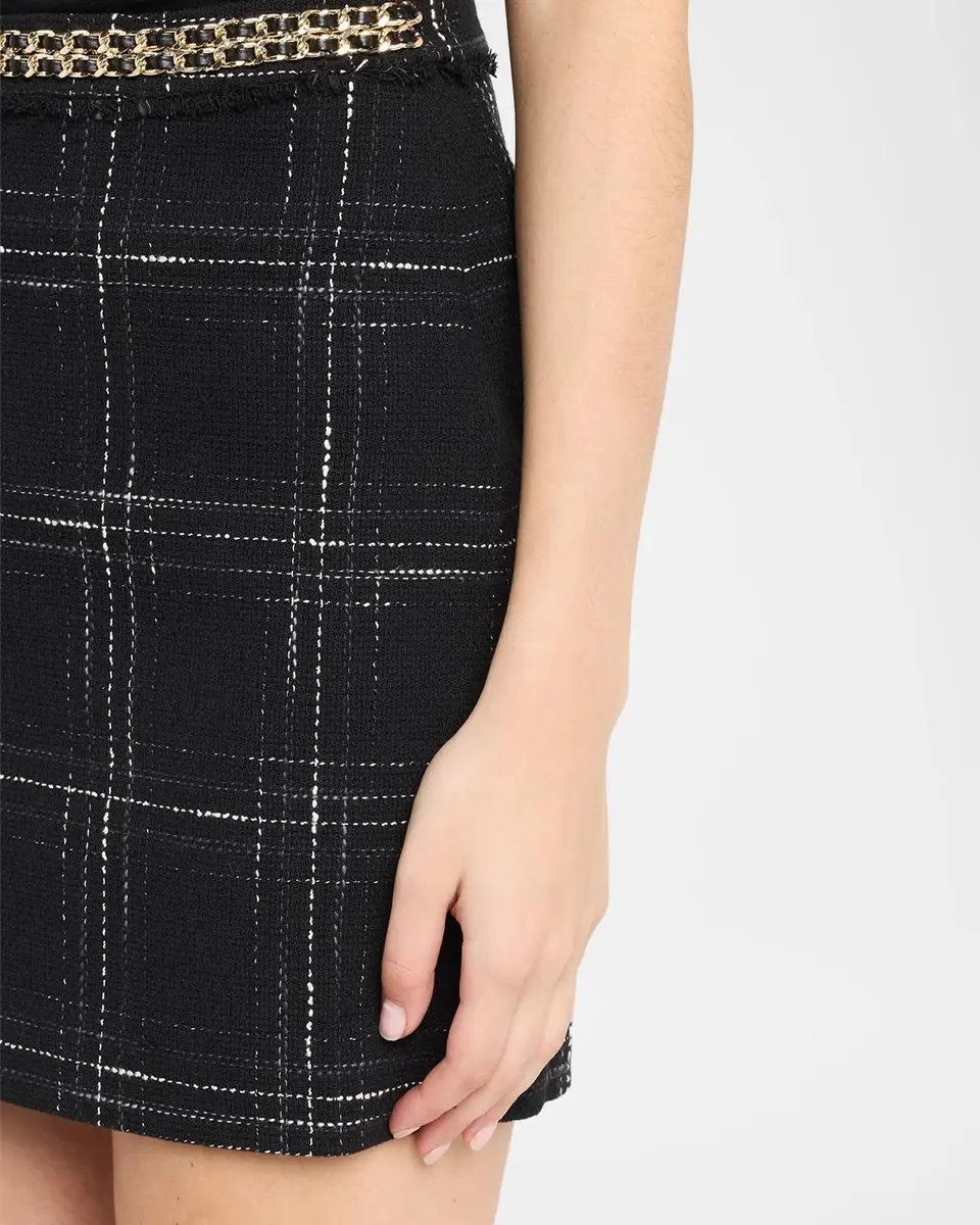 Generation Love Stella Windowpane Tweed Mini Skirt | Thumbnail 5 Generation Love Stella Windowpane Tweed Mini Skirt | Thumbnail 5