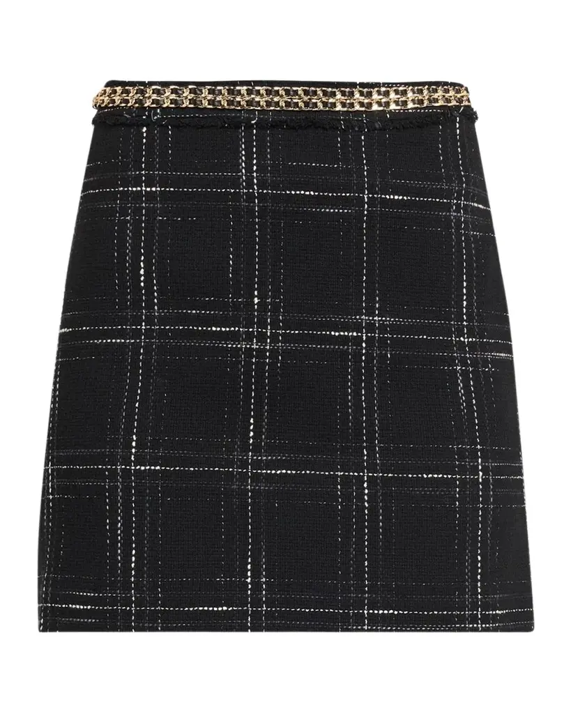 Generation Love Stella Windowpane Tweed Mini Skirt | Thumbnail 1 Generation Love Stella Windowpane Tweed Mini Skirt | Thumbnail 1