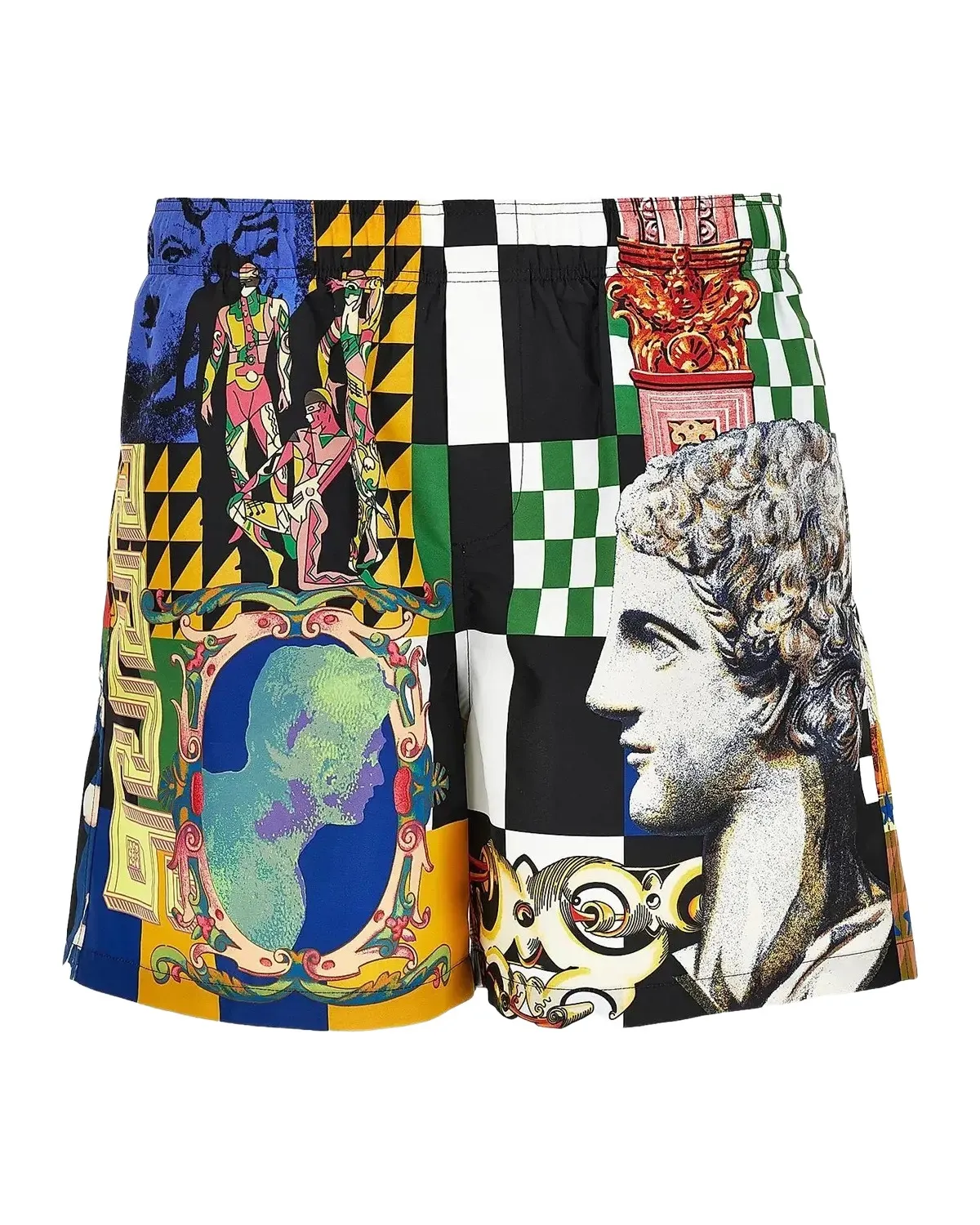 Versace Men's Medusa Collage Swim Trunks