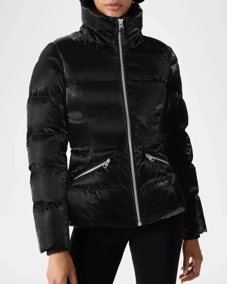 Mackage Madalyn-GLOZ Glossy Short Down Jacket | Thumbnail 4