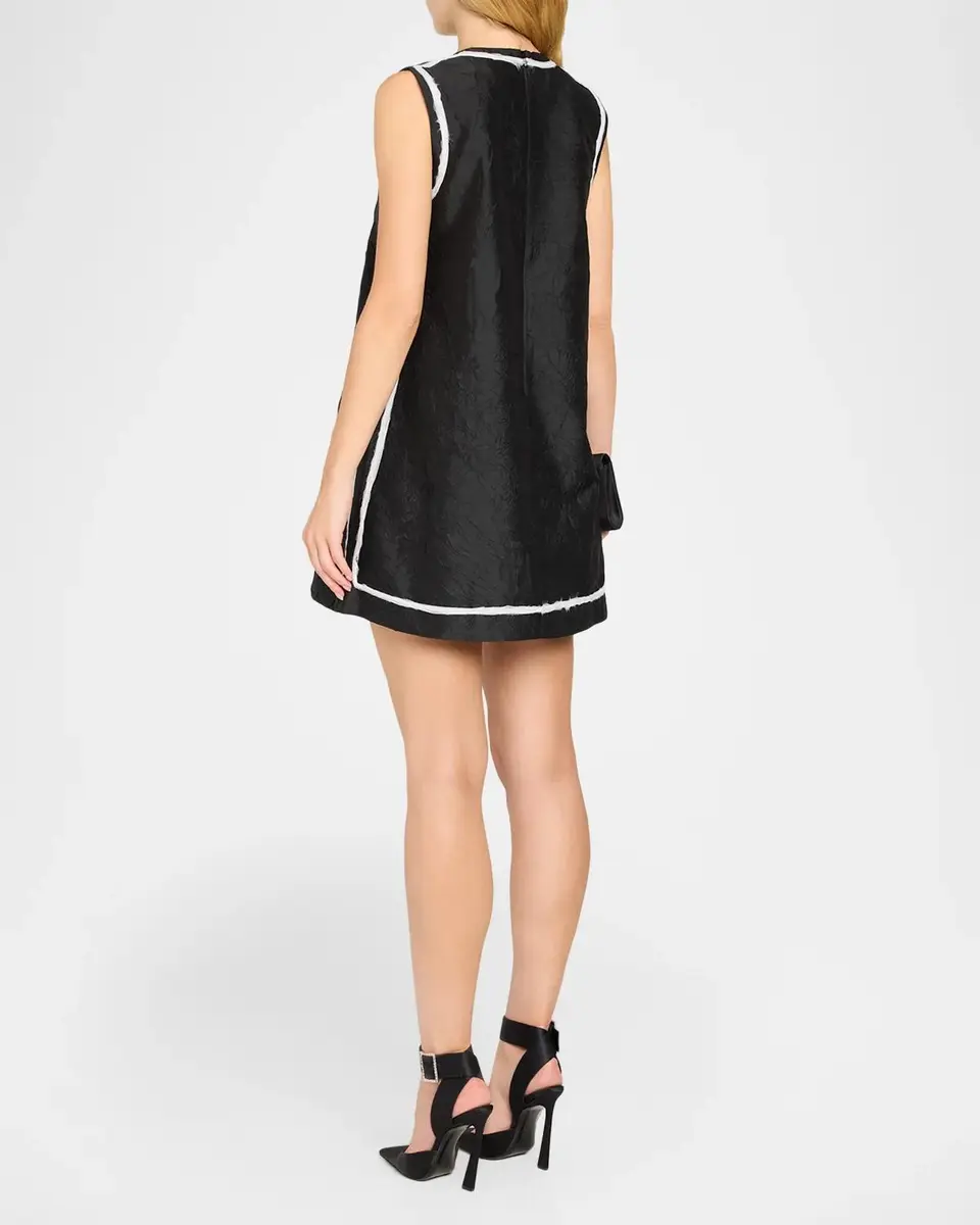 LOVEBIRDS Katya Floral Applique Mini Shift Dress | Thumbnail 3 LOVEBIRDS Katya Floral Applique Mini Shift Dress | Thumbnail 3