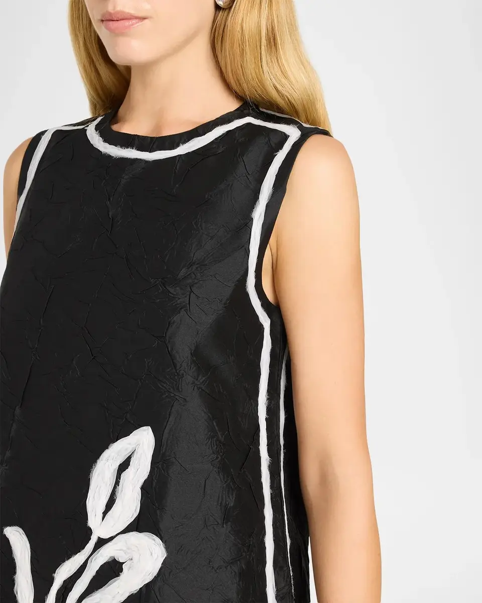 LOVEBIRDS Katya Floral Applique Mini Shift Dress | Thumbnail 5 LOVEBIRDS Katya Floral Applique Mini Shift Dress | Thumbnail 5