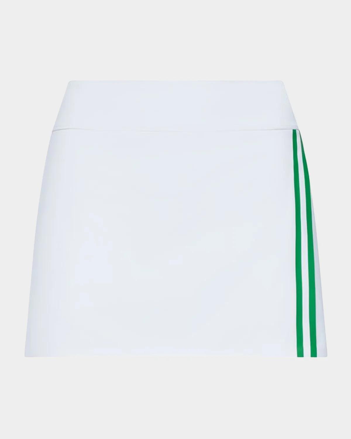 L'Agence Iga Tennis Wrap Mini Skirt