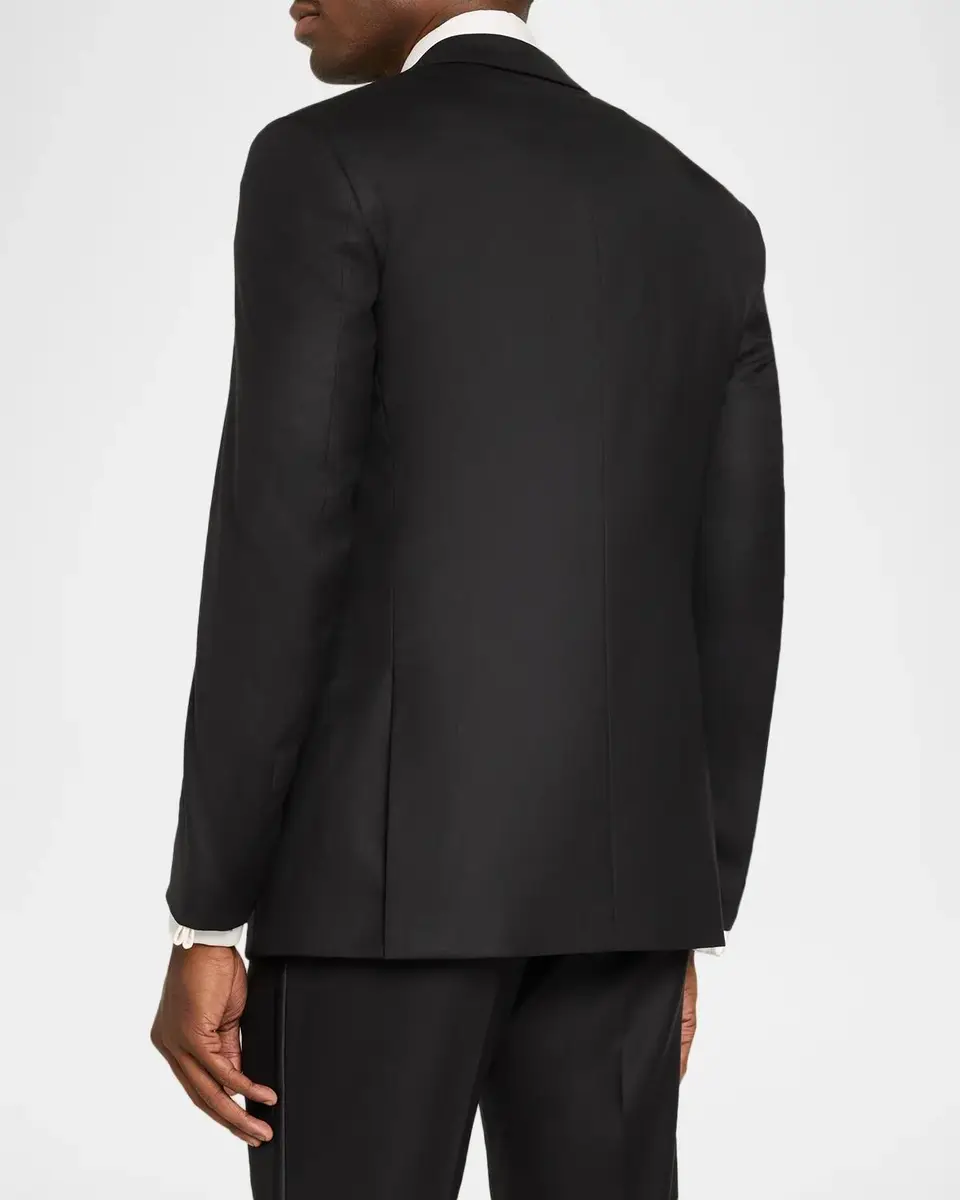 Stefano Ricci Men's Peak-Lapel Wool-Blend Tuxedo | Thumbnail 5 Stefano Ricci Men's Peak-Lapel Wool-Blend Tuxedo | Thumbnail 5