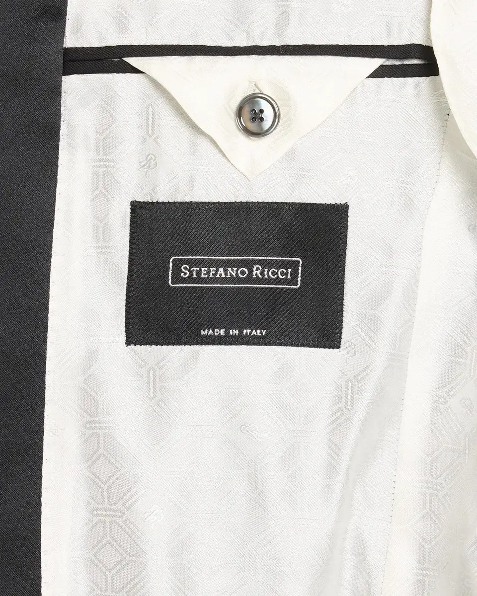 Stefano Ricci Men's Peak-Lapel Wool-Blend Tuxedo | Thumbnail 7 Stefano Ricci Men's Peak-Lapel Wool-Blend Tuxedo | Thumbnail 7