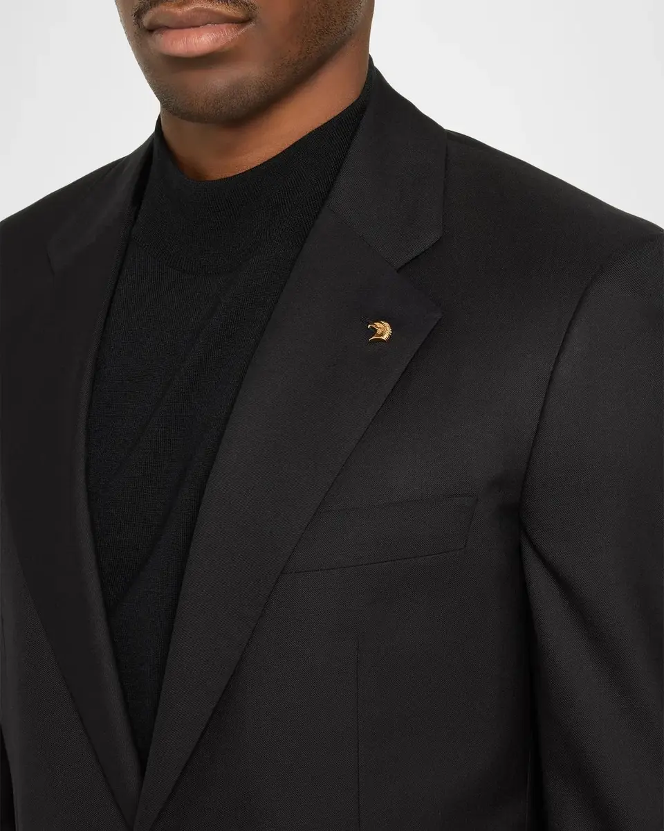 Stefano Ricci Men's Two-Button Wool Blazer | Thumbnail 5 Stefano Ricci Men's Two-Button Wool Blazer | Thumbnail 5