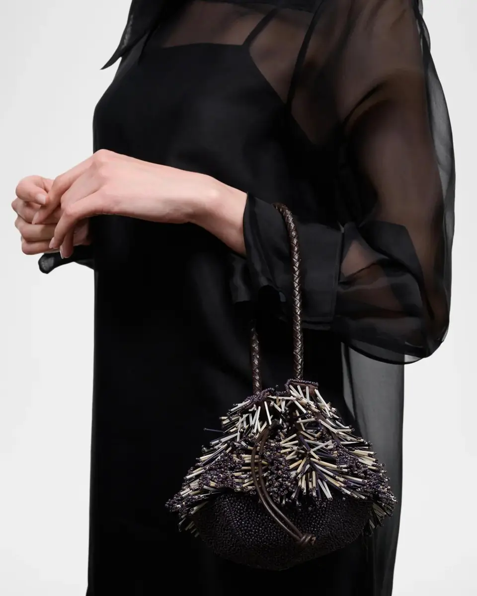 Staud Porcupine Beaded Pouch Bag | Thumbnail 2