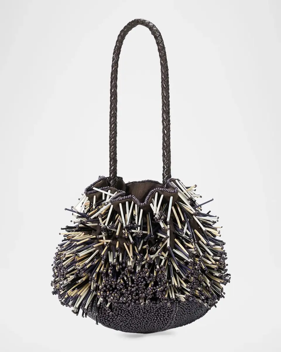 Staud Porcupine Beaded Pouch Bag | Thumbnail 3