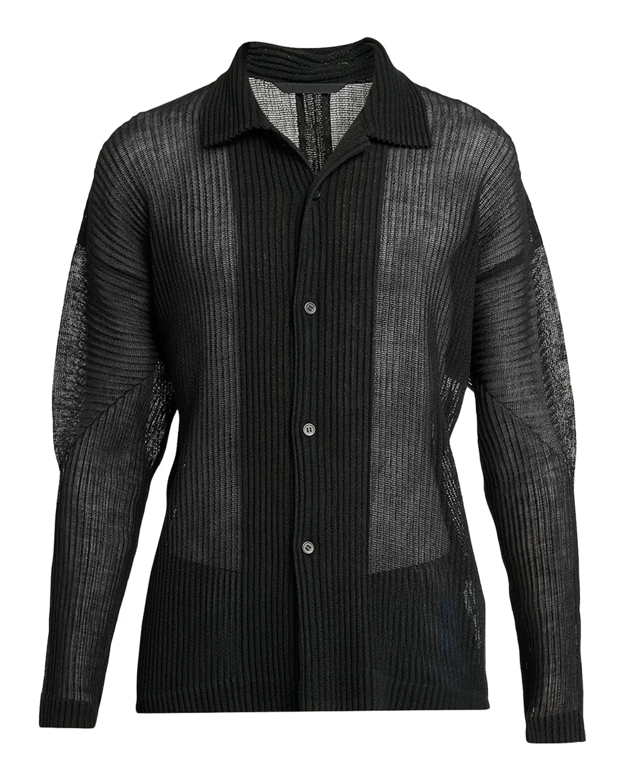 Men's Rustic Mesh Button-Down Shirt Men's Rustic Mesh Button-Down Shirt