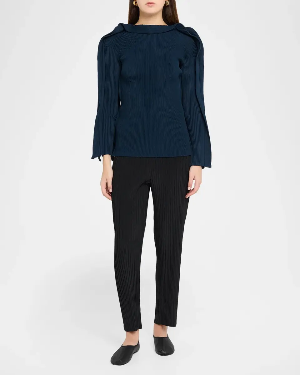 Issey Miyake Prance Ribbed Long-Sleeve Sweater | Thumbnail 2 Issey Miyake Prance Ribbed Long-Sleeve Sweater | Thumbnail 2