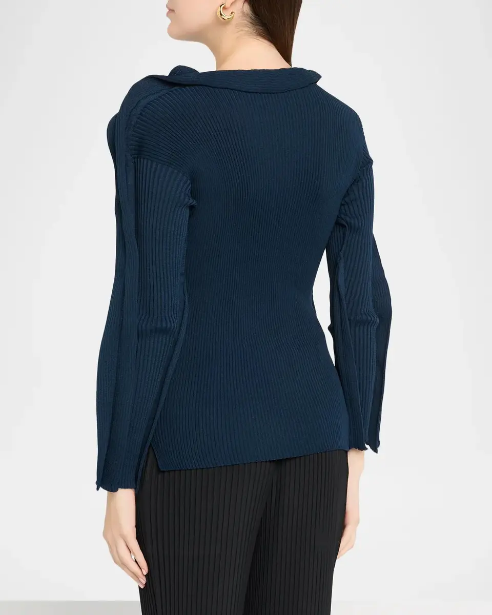 Issey Miyake Prance Ribbed Long-Sleeve Sweater | Thumbnail 3 Issey Miyake Prance Ribbed Long-Sleeve Sweater | Thumbnail 3