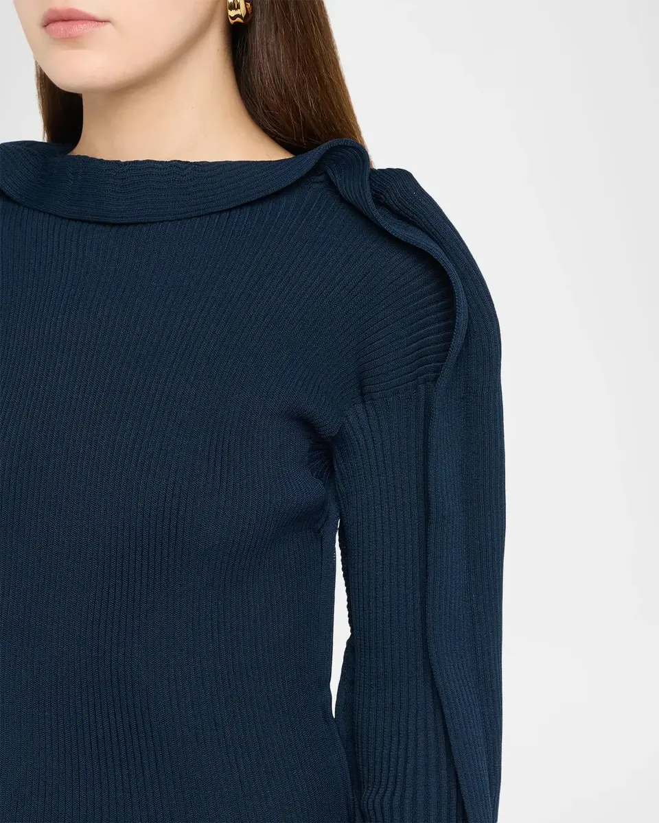 Issey Miyake Prance Ribbed Long-Sleeve Sweater | Thumbnail 5 Issey Miyake Prance Ribbed Long-Sleeve Sweater | Thumbnail 5