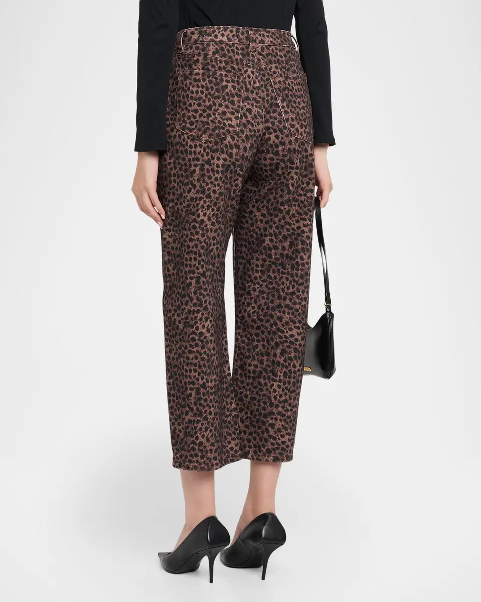 Generation Love Cobel Leopard Barrel-Leg Jeans | Thumbnail 3 Generation Love Cobel Leopard Barrel-Leg Jeans | Thumbnail 3