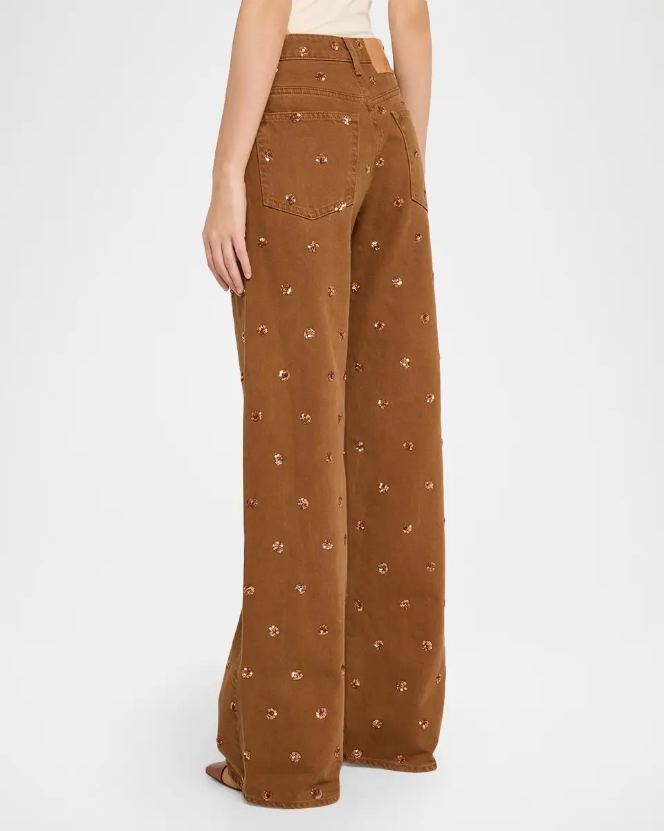 Ulla Johnson The Willow Embellished Flare Jeans | Thumbnail 3 Ulla Johnson The Willow Embellished Flare Jeans | Thumbnail 3