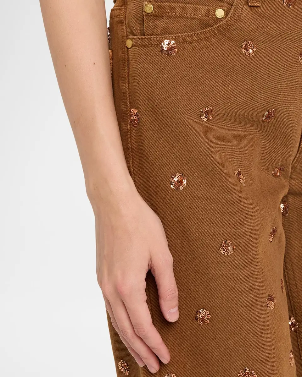 Ulla Johnson The Willow Embellished Flare Jeans | Thumbnail 5 Ulla Johnson The Willow Embellished Flare Jeans | Thumbnail 5