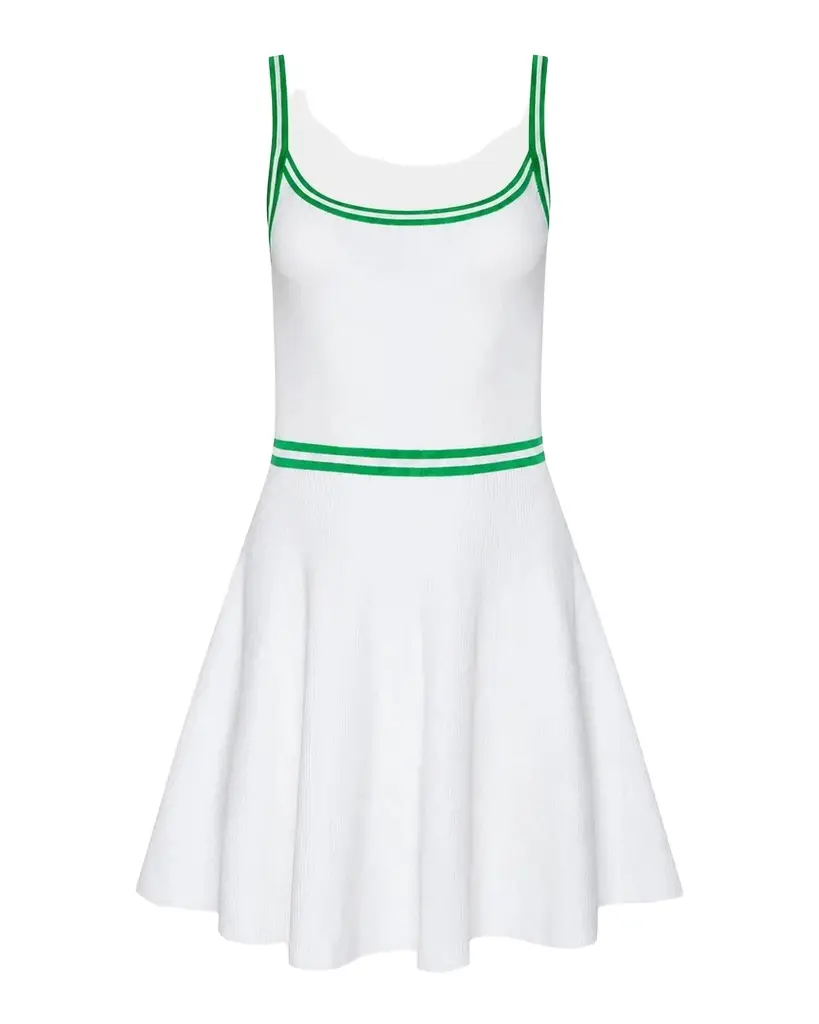 L'Agence Lilibet Knit Tennis Dress