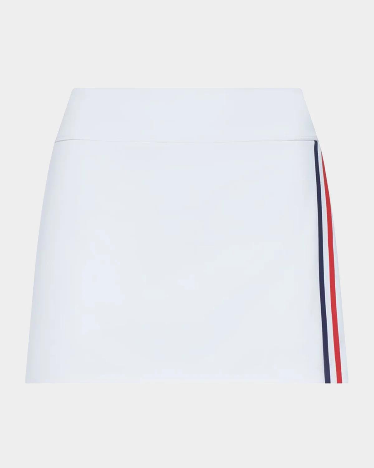 L'Agence Iga Tennis Wrap Mini Skirt