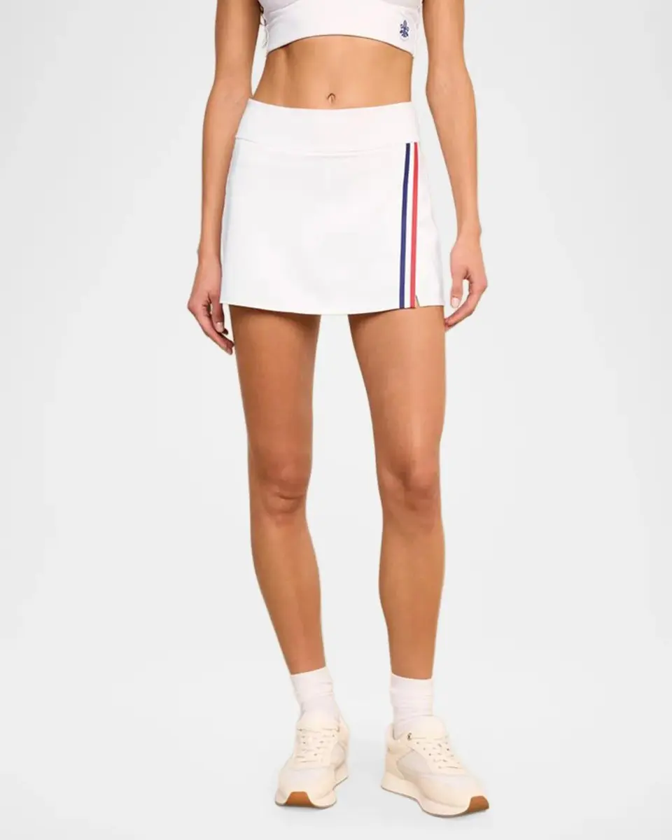 L'Agence Iga Tennis Wrap Mini Skirt | Thumbnail 4 L'Agence Iga Tennis Wrap Mini Skirt | Thumbnail 4
