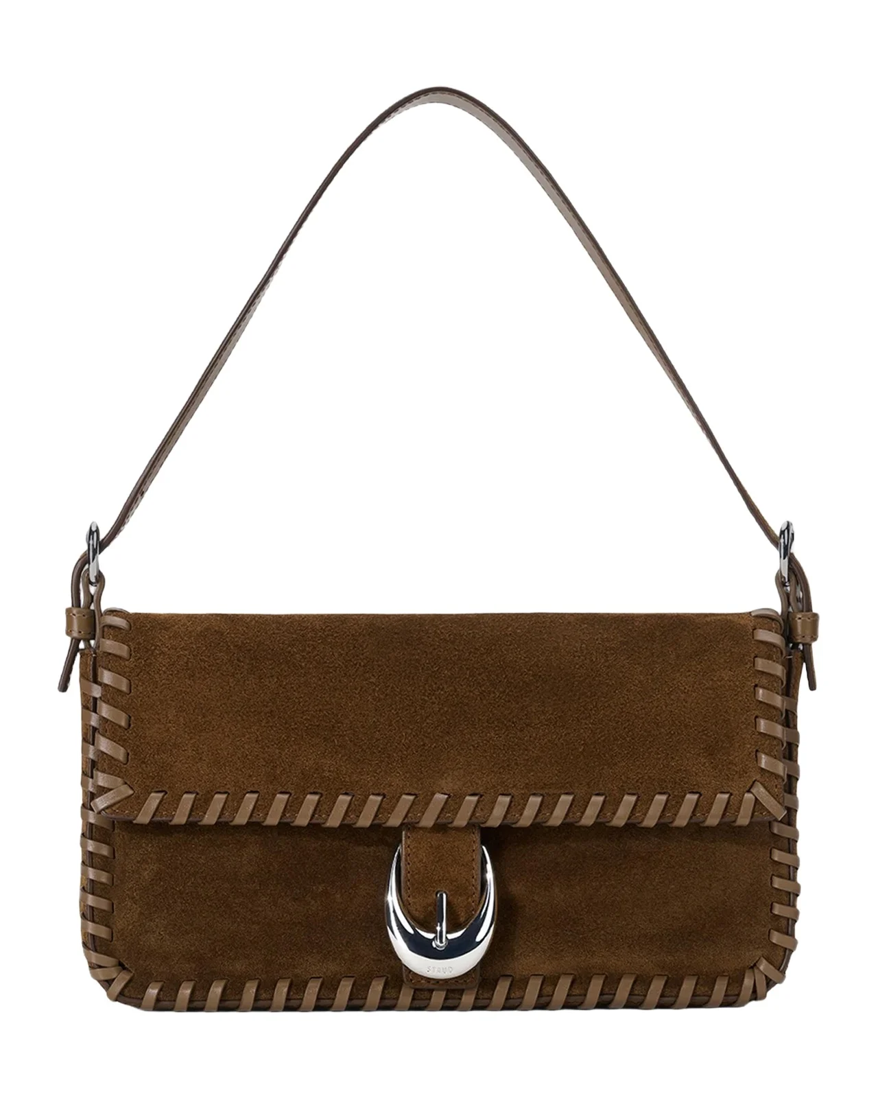 Harlow Whipstitch Suede Shoulder Bag Harlow Whipstitch Suede Shoulder Bag