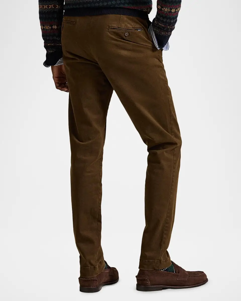 Polo Ralph Lauren Slim-Fit New England Sateen Chino Pants | Thumbnail 3 Polo Ralph Lauren Slim-Fit New England Sateen Chino Pants | Thumbnail 3