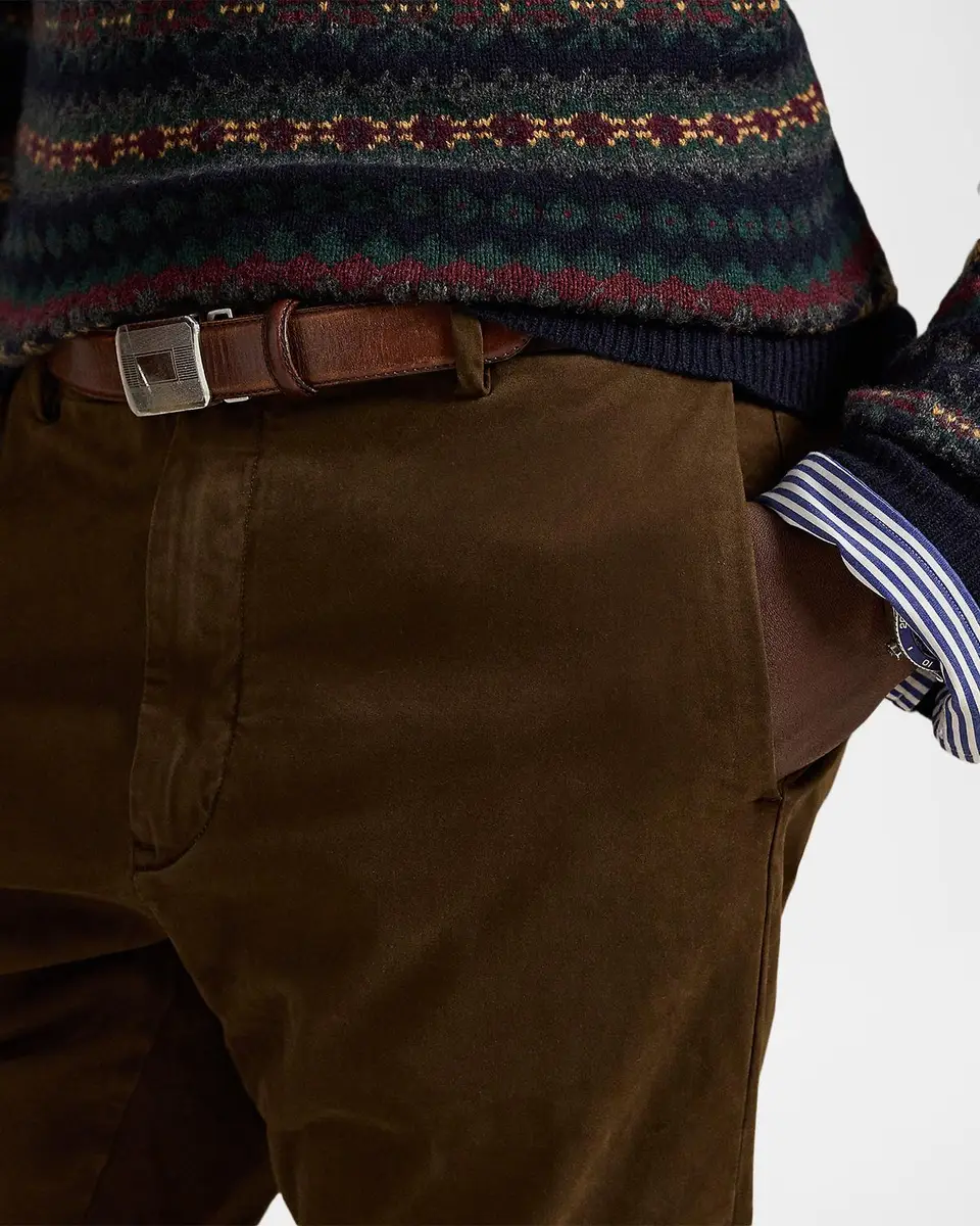Polo Ralph Lauren Slim-Fit New England Sateen Chino Pants | Thumbnail 4 Polo Ralph Lauren Slim-Fit New England Sateen Chino Pants | Thumbnail 4