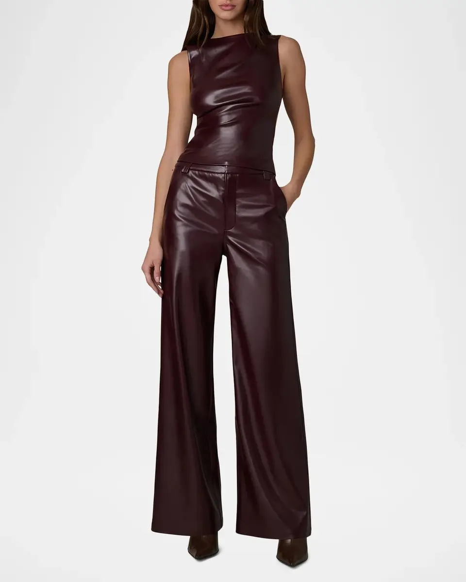 Joe's Jeans The Meg Vegan Leather Top | Thumbnail 2 Joe's Jeans The Meg Vegan Leather Top | Thumbnail 2