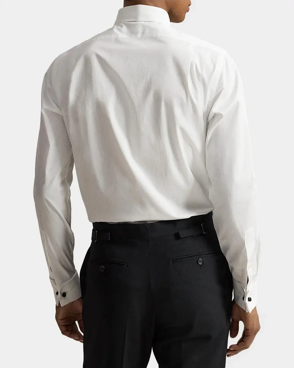 Polo Ralph Lauren Men's Cotton Poplin Tuxedo Shirt | Thumbnail 3 Polo Ralph Lauren Men's Cotton Poplin Tuxedo Shirt | Thumbnail 3
