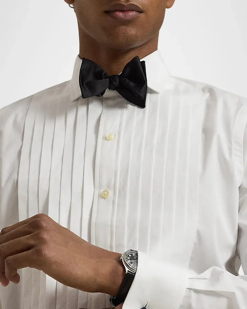 Polo Ralph Lauren Men's Cotton Poplin Tuxedo Shirt | Thumbnail 5 Polo Ralph Lauren Men's Cotton Poplin Tuxedo Shirt | Thumbnail 5