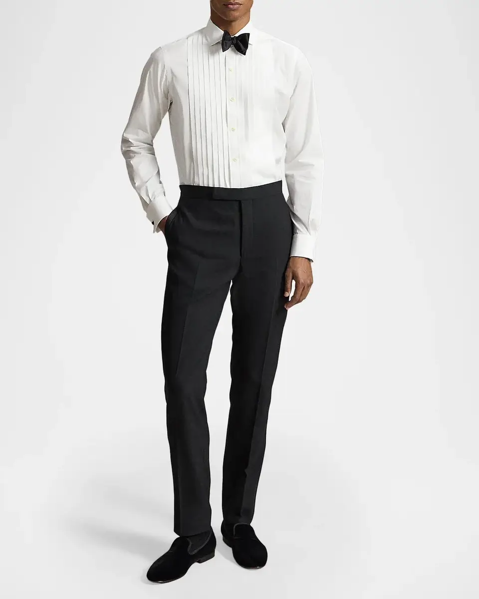 Polo Ralph Lauren Men's Cotton Poplin Tuxedo Shirt | Thumbnail 6 Polo Ralph Lauren Men's Cotton Poplin Tuxedo Shirt | Thumbnail 6