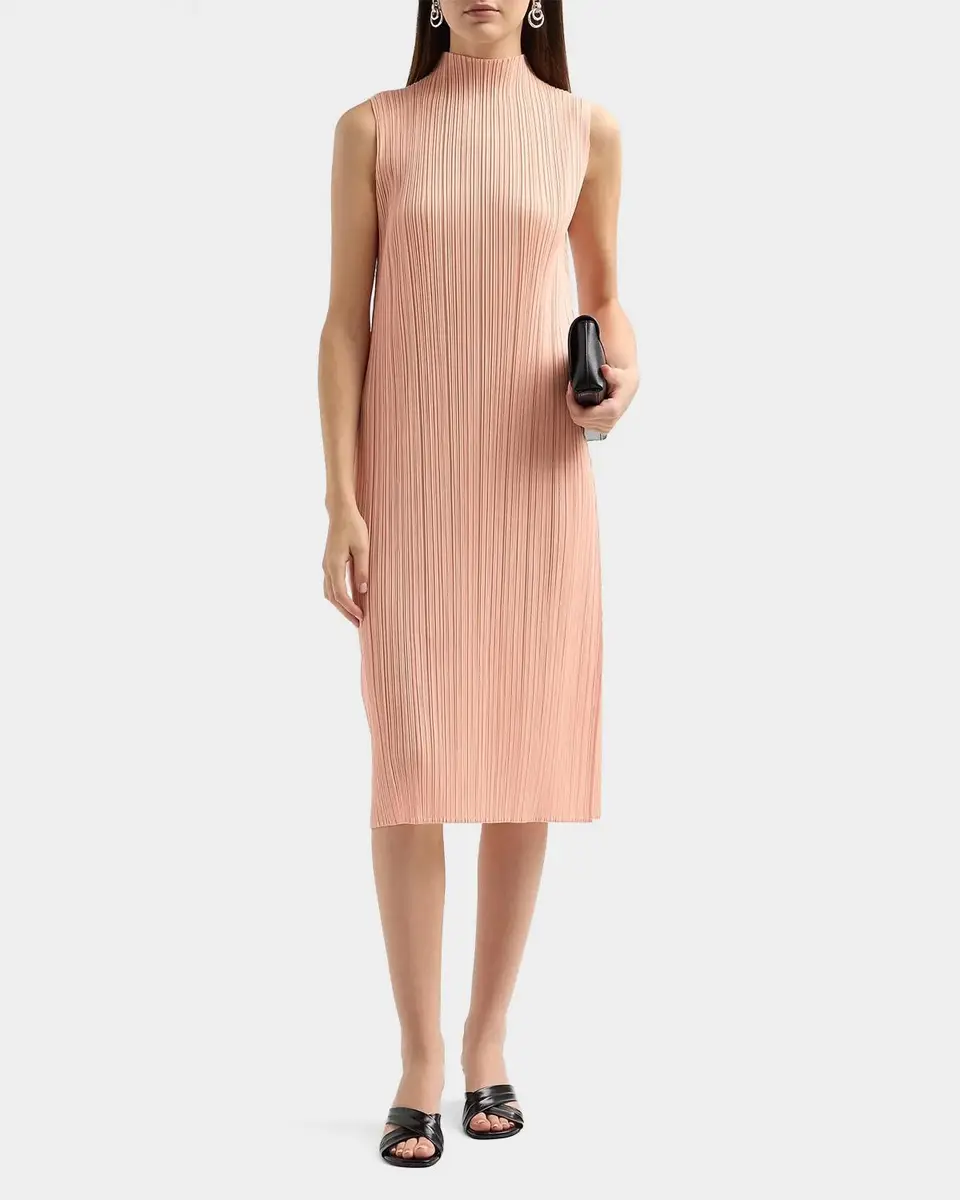 Issey Miyake Ribbed Midi Dress | Thumbnail 2