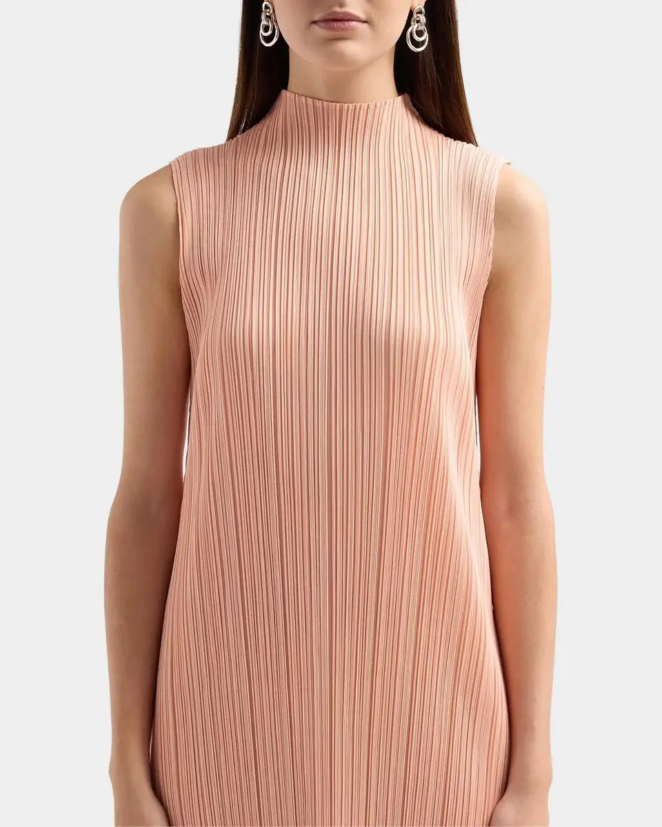 Issey Miyake Ribbed Midi Dress | Thumbnail 4