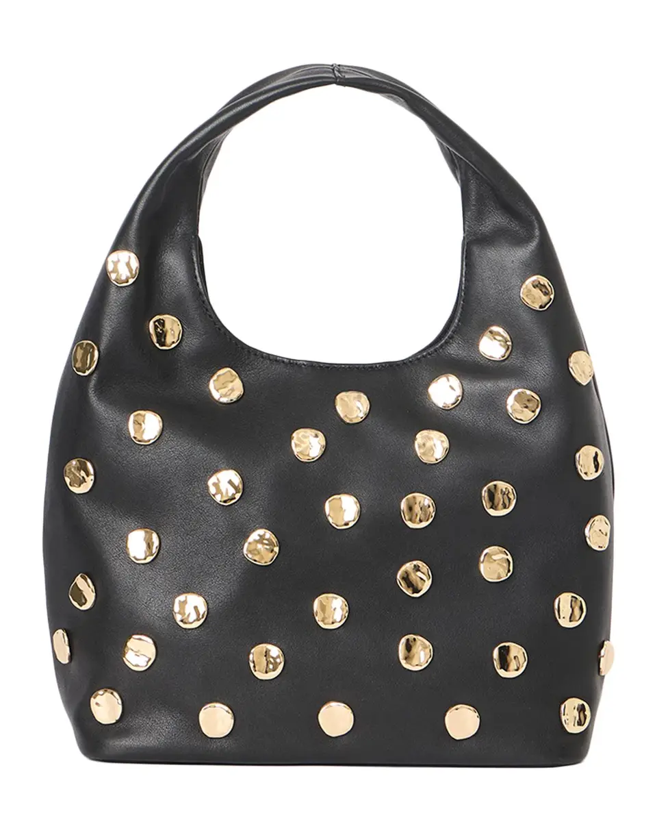 BTB Los Angeles Josephine Embellished Leather Hobo Bag | Thumbnail 3 BTB Los Angeles Josephine Embellished Leather Hobo Bag | Thumbnail 3