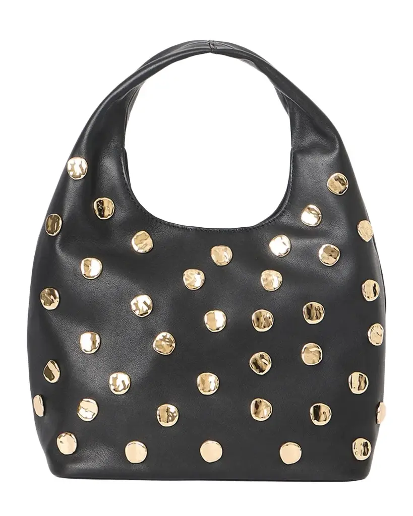 BTB Los Angeles Josephine Embellished Leather Hobo Bag