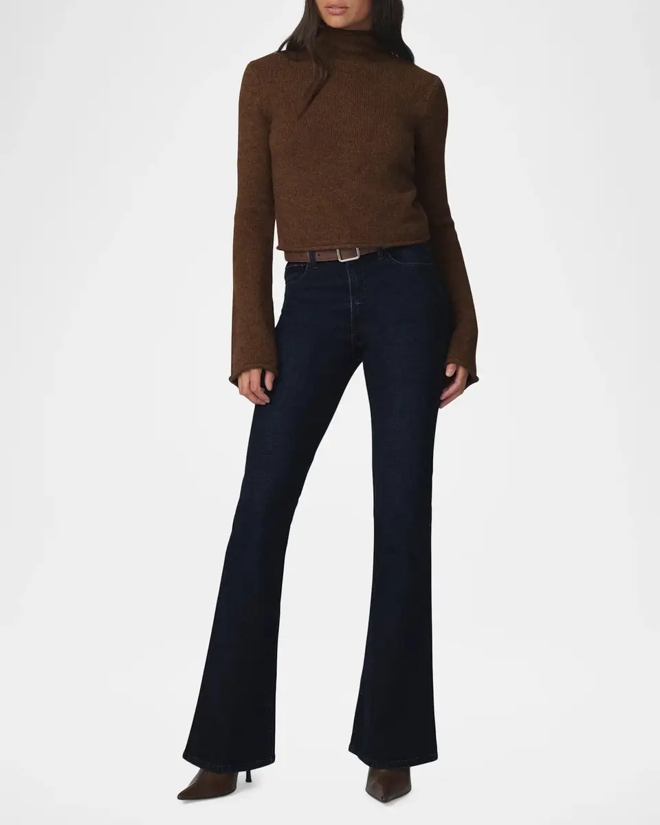 Joe's Jeans The Jane Roll-Trim Wool Sweater | Thumbnail 2 Joe's Jeans The Jane Roll-Trim Wool Sweater | Thumbnail 2