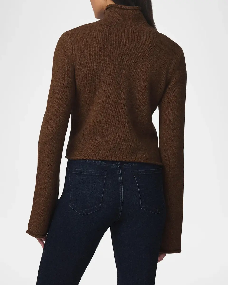 Joe's Jeans The Jane Roll-Trim Wool Sweater | Thumbnail 3 Joe's Jeans The Jane Roll-Trim Wool Sweater | Thumbnail 3