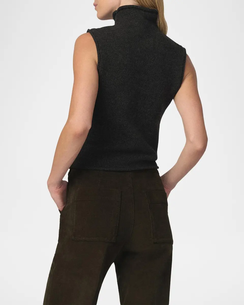 Joe's Jeans The Stevie Sleeveless Roll-Neck Sweater | Thumbnail 3
