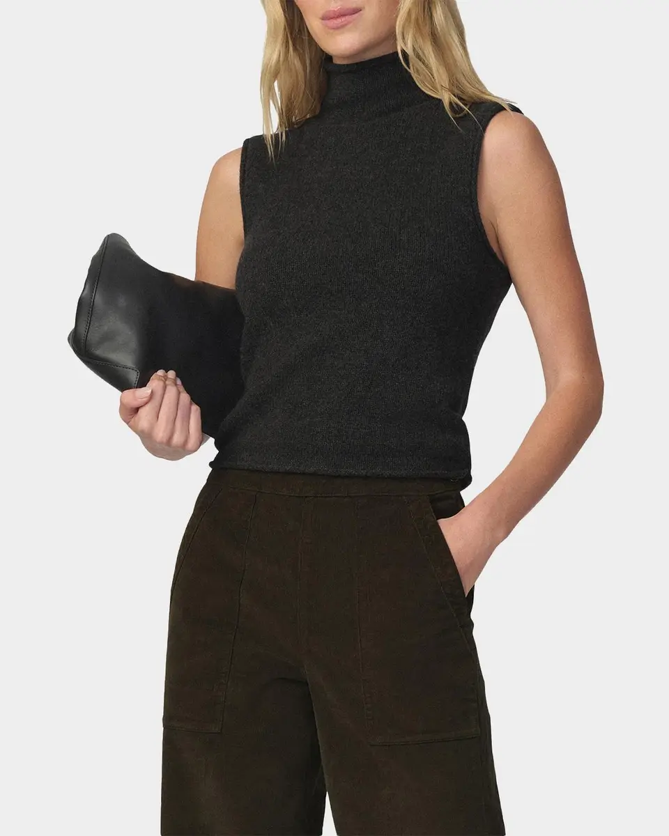 Joe's Jeans The Stevie Sleeveless Roll-Neck Sweater | Thumbnail 4