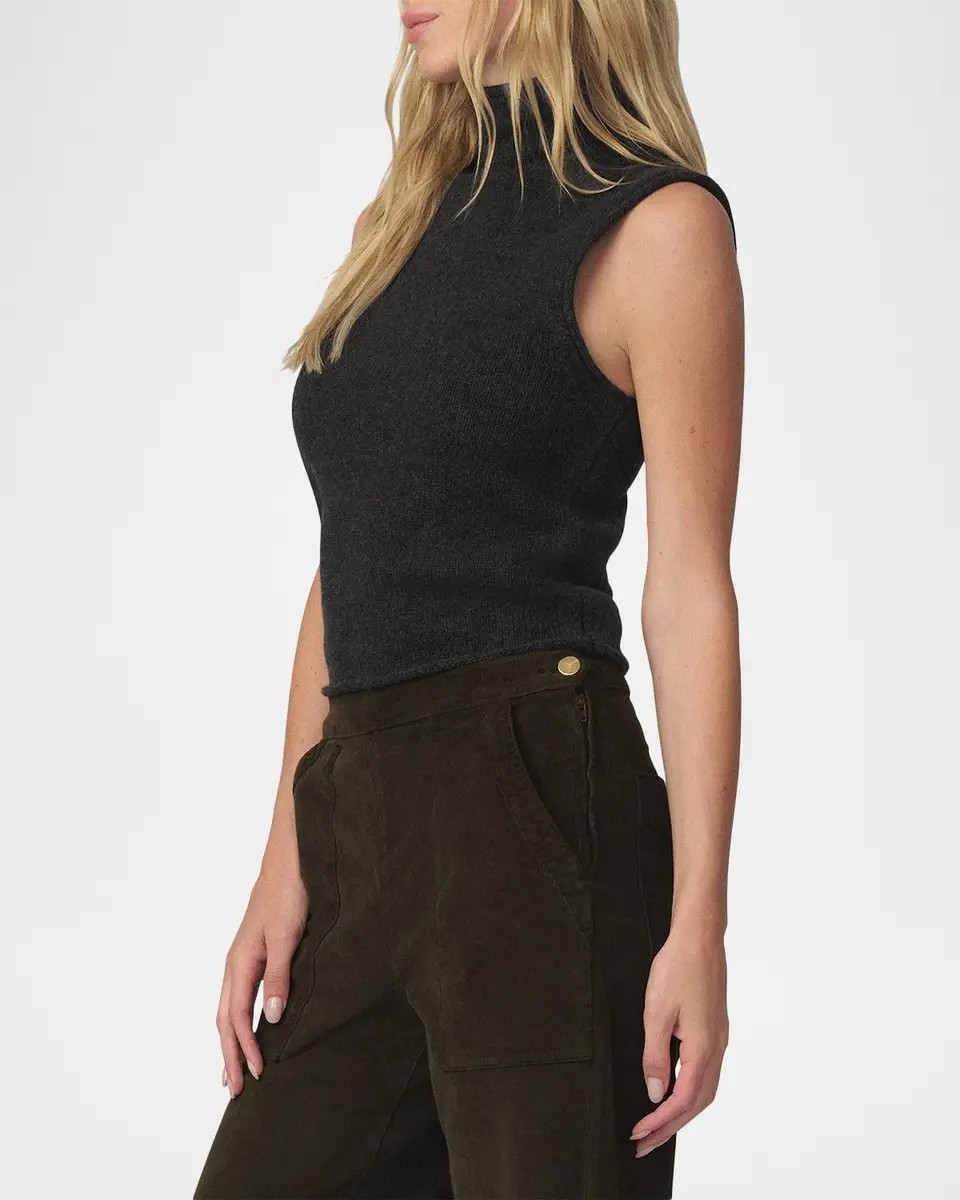 Joe's Jeans The Stevie Sleeveless Roll-Neck Sweater | Thumbnail 6