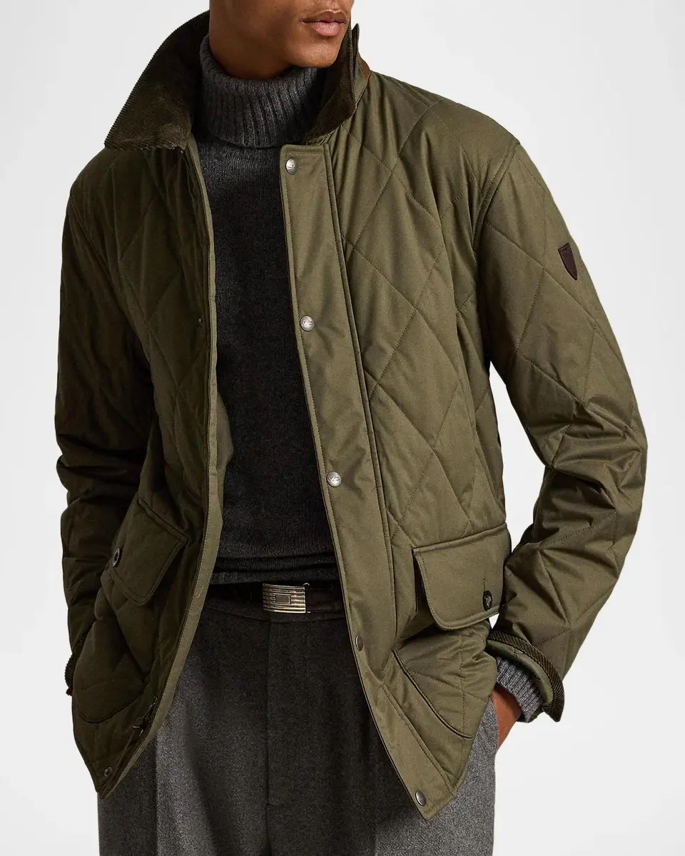 Polo Ralph Lauren Men's The Beaton Quilted Car Coat | Thumbnail 4